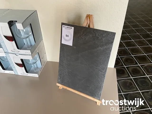 Leistenen menu bord - afbeelding 1 van  2