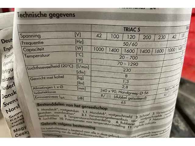 Leister heteluchtpistool - afbeelding 3 van  3