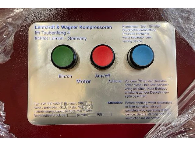 Lenhardt & wagner ademlucht compressor - afbeelding 2 van  11