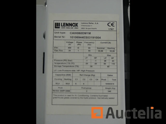 Lennox compactair compacte verticale airconditioning compactor caih075dm1m - afbeelding 4 van  14