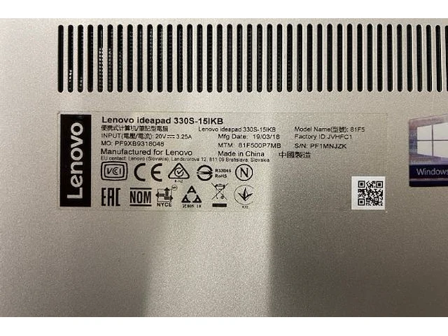 Lenovo laptop - afbeelding 4 van  5