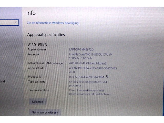 Lenovo laptop - afbeelding 3 van  5