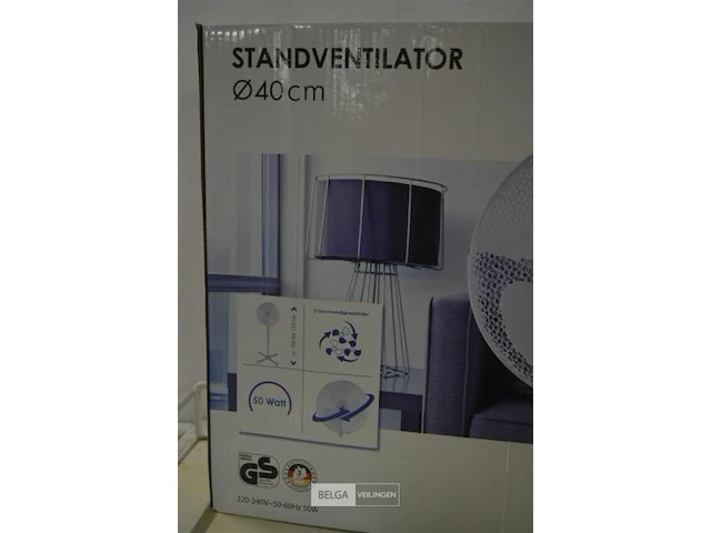 Lentz standventilator 40cm 220-240v - afbeelding 2 van  2