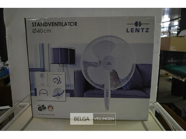 Lentz standventilator 40cm 220-240v - afbeelding 1 van  1