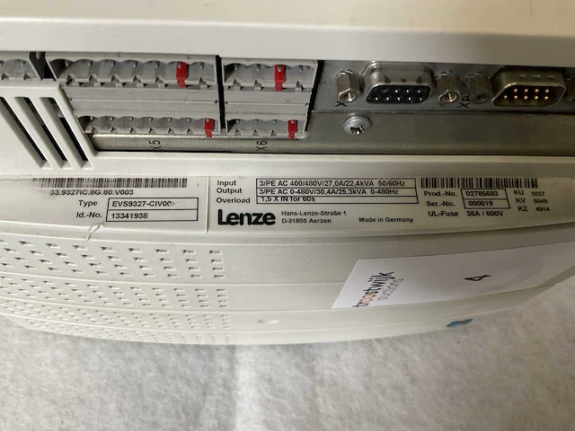 Lenze evs9327-civ00 frequentieregelaar - afbeelding 5 van  5