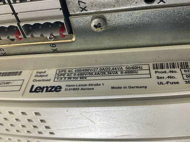 Lenze evs9327 frequentieregelaar - afbeelding 6 van  8