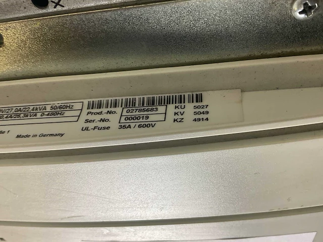 Lenze evs9327 frequentieregelaar - afbeelding 7 van  8