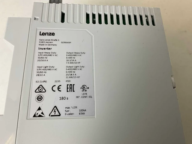 Lenze i510 i51be275f10v10000s frequentieregelaar - afbeelding 8 van  9