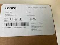 Lenze i510 i51be275f10v10000s frequentieregelaar - afbeelding 9 van  9