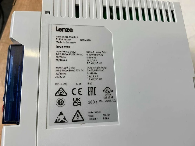 Lenze i510 i51be275f10v10000s frequentieregelaar - afbeelding 6 van  7