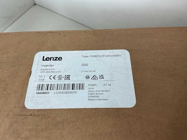 Lenze i550 i55be322f10v10000s frequentieregelaar - afbeelding 6 van  6