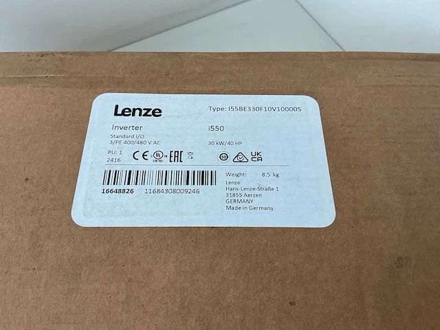 Lenze i550 i55be330f10v10000s frequentieregelaar - afbeelding 8 van  8