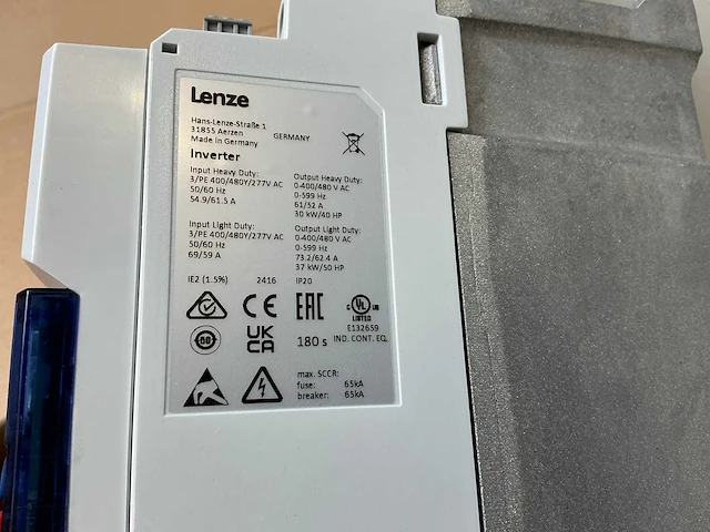 Lenze i550 i55be330f10v10000s frequentieregelaar - afbeelding 6 van  9