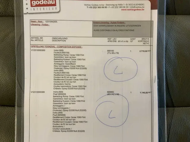 Leolux indra relax zetel - afbeelding 7 van  7