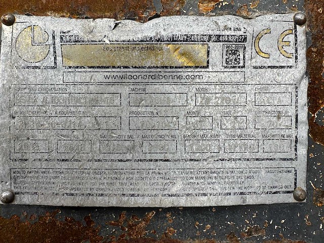 Leonardi - 2021 - zw220 - voorzetapparatuur - afbeelding 3 van  11