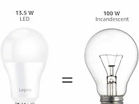 Lepro led-lamp e27 1521 lumen - afbeelding 2 van  5