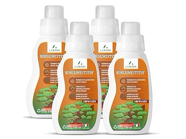 Lerava® vloeibare meststof - 4x330 ml met doseerdop - afbeelding 1 van  5