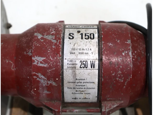 Leroy somer slijpmolen - afbeelding 2 van  3