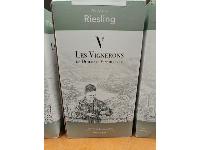Les vignerons de la moselle vin blanc krat 3l 12% - afbeelding 2 van  7