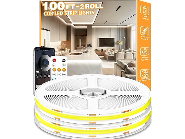 Letianpai cob-ledstripverlichting (30 m) - afbeelding 1 van  6