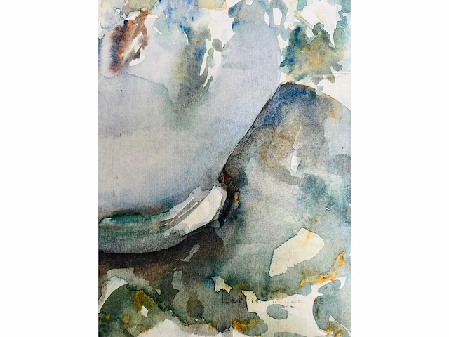 Lettie wijga - originele aquarel - afbeelding 4 van  4