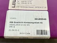Leuco hw diverse zaagbladen (3st) - afbeelding 4 van  8