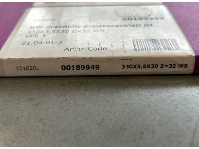Leuco hw diverse zaagbladen (3st) - afbeelding 7 van  8