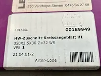 Leuco hw diverse zaagbladen (3st) - afbeelding 8 van  8