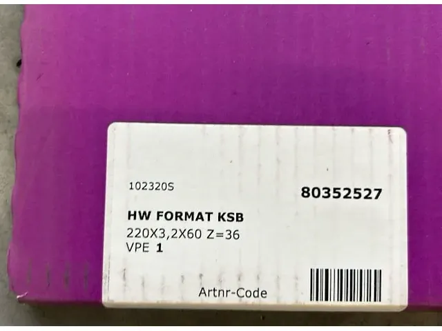 Leuco hw format ksb zaagbladen (5st) - afbeelding 2 van  5