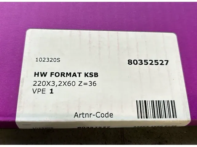 Leuco hw format ksb zaagbladen (6st) - afbeelding 2 van  5