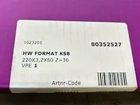 Leuco hw format ksb zaagbladen (6st) - afbeelding 2 van  5