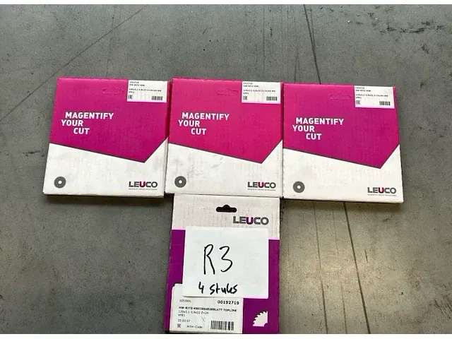 Leuco hw-ritz-ksb zaagbladen (4st) - afbeelding 1 van  5