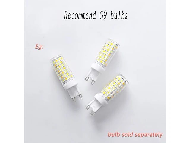 Lfsem glazen globe wandlamp (ø15cm) - afbeelding 3 van  3