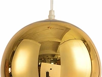 Lfsem gouden glazen bol hanglamp (150 mm) - afbeelding 2 van  4