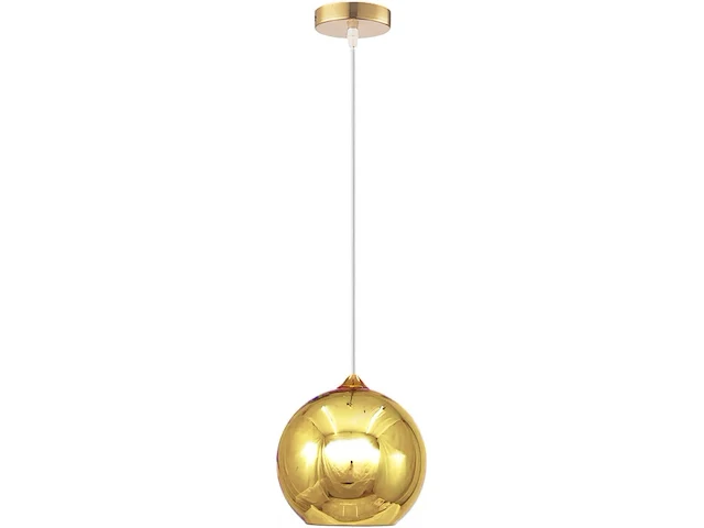 Lfsem gouden glazen bol hanglamp (250 mm) - afbeelding 1 van  4