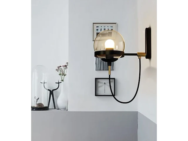 Lfsem retro industriële wandlamp - afbeelding 2 van  2