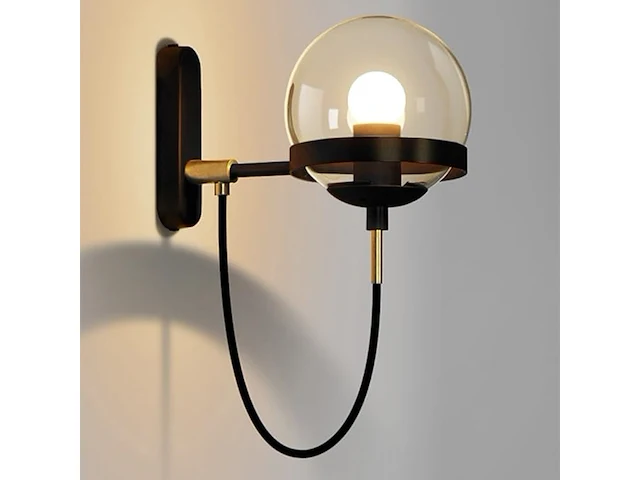 Lfsem retro industriële wandlamp - afbeelding 2 van  2