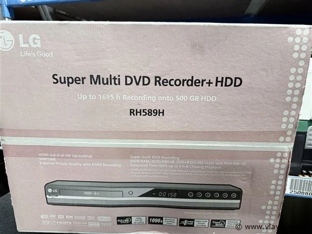 Lg dvdr met 80 gb hdd - topkwaliteit - nieuw - afbeelding 1 van  4