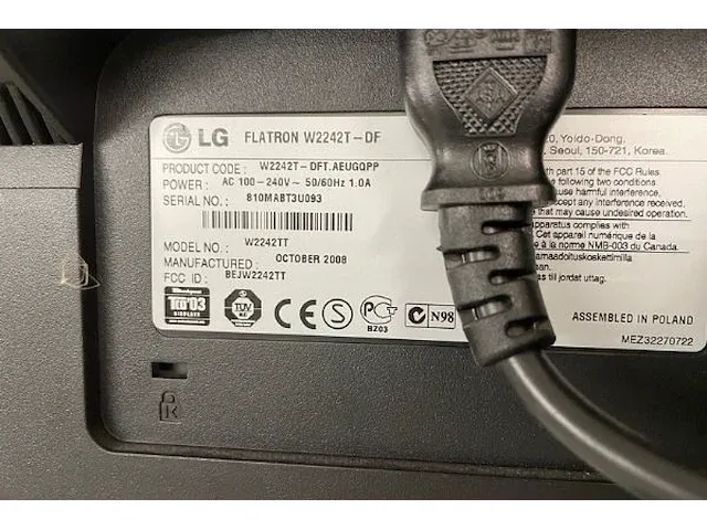 Lg flatron pc scherm - afbeelding 2 van  3