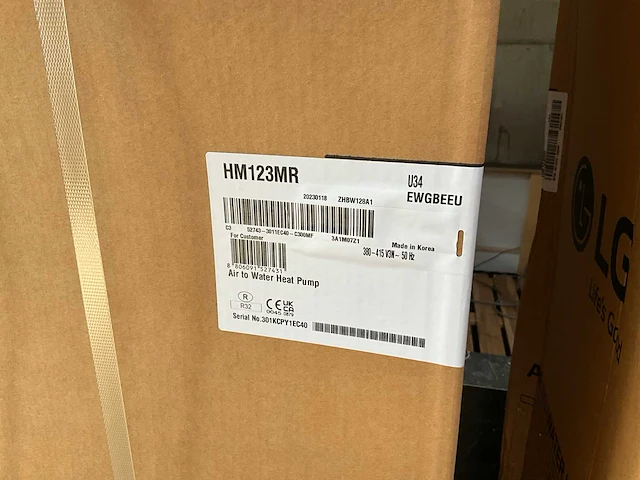 Lg hm123mr warmtepomp - afbeelding 2 van  2