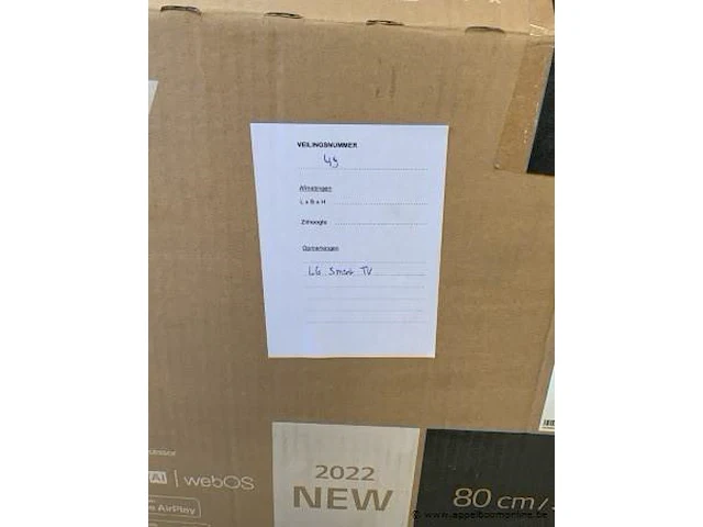 Lg smart tv, werking niet gekend - afbeelding 2 van  2