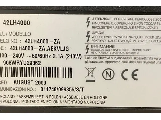Lg tv - afbeelding 8 van  9