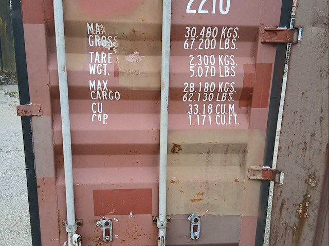 Lgeu 2210 zeecontainer - afbeelding 2 van  4