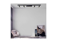 Libra spot draaibare lineaire led op magnetische rail 48v - 4000k neutraal wit -12w - zwart (x10) - afbeelding 2 van  5