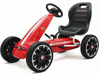 Licensed abarth children's pedal go-kart red - afbeelding 1 van  5
