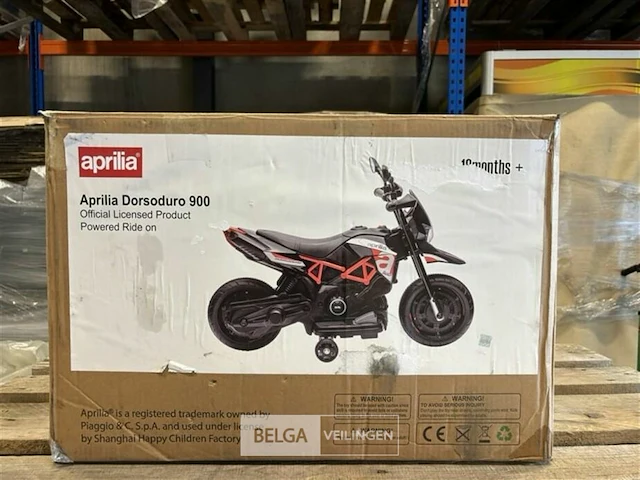 Licensed aprilia dorsoduro 900 small - black - afbeelding 1 van  4