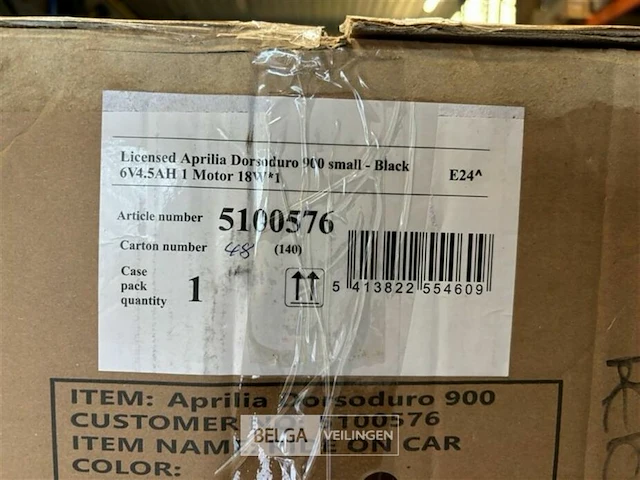 Licensed aprilia dorsoduro 900 small - black - afbeelding 4 van  4
