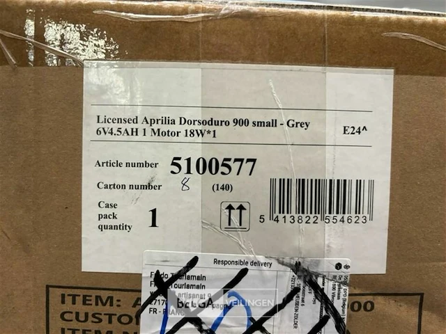 Licensed aprilia dorsoduro 900 small - grey - afbeelding 3 van  3