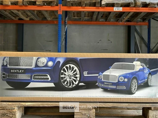 Licensed bentley mulsanne ride on car black - afbeelding 2 van  4
