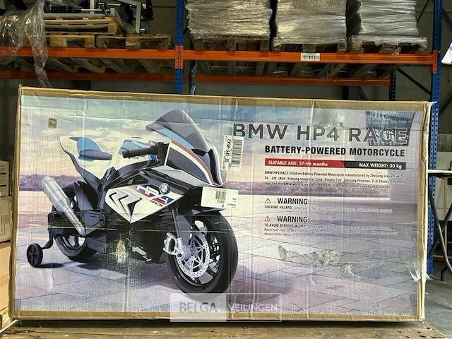 Licensed bmw hp4 race motor motorcycle - red - afbeelding 2 van  4
